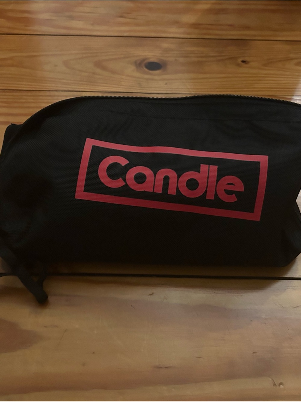 Black and Red Travel Pouch